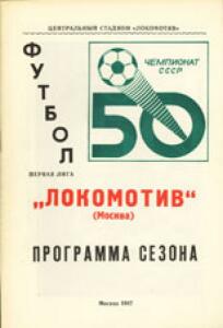«Футбол. «Локомотив» (Москва). Программа сезона 1987», Фото
